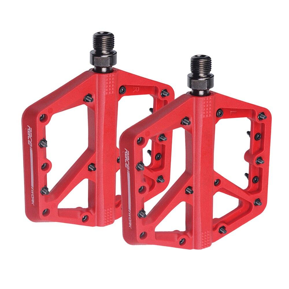Pédales VTT/Vélo Plat - Nylon/Fibre, Roulements Scellés, Universelles, Garantie 3 Ans