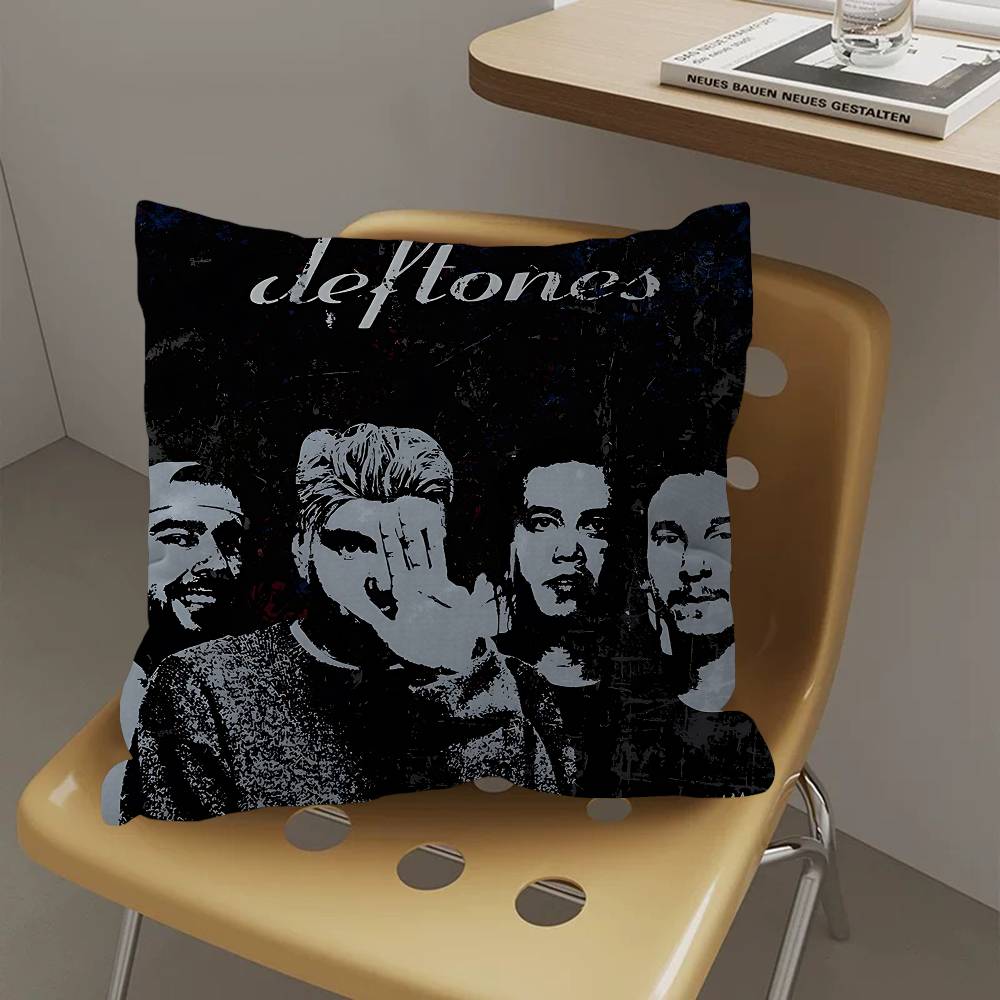 Hip Hop Singer Star Deftones Pillow Anime Pillow Sofa Bed Head Pillow Cover Cushion Cover 45x45 Cm Fashion