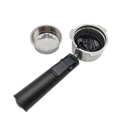 1set Coffee Machine Handle 20cm For Dongling 51mm Three Ear Aluminum Alloy Bottomless Coffee Machine Handle Replacement Parts