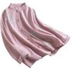 Chinese Style Embroidered Long Sleeve Shirt Women Cotton Linen Stand Collar Tea Clothing Vintage Casual Shirts Women Hanfu Tops