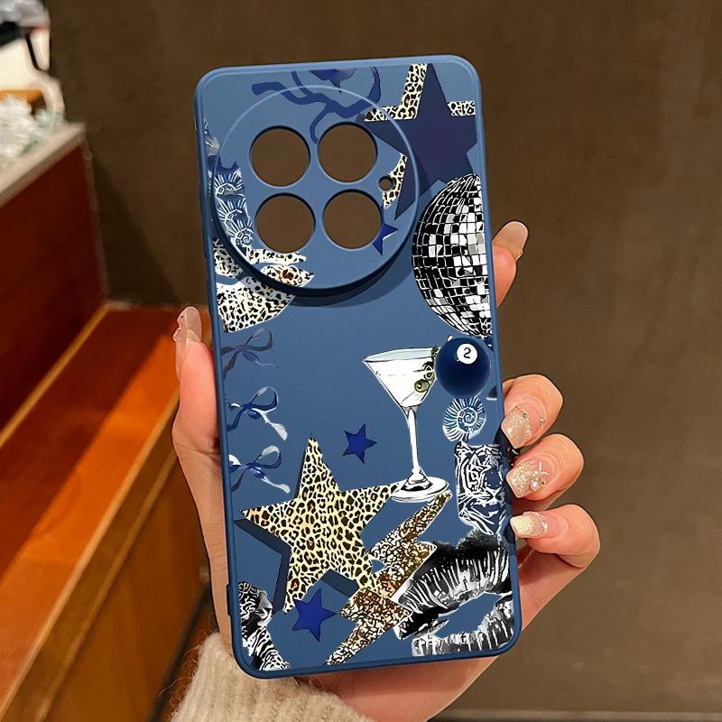 Leopard Star Disco Ball Pattern Case For OnePlus 15 13 13T 12 Soft TPU Silicone Cover For Oneplus Nord 5 13R 12R 11R 5G
