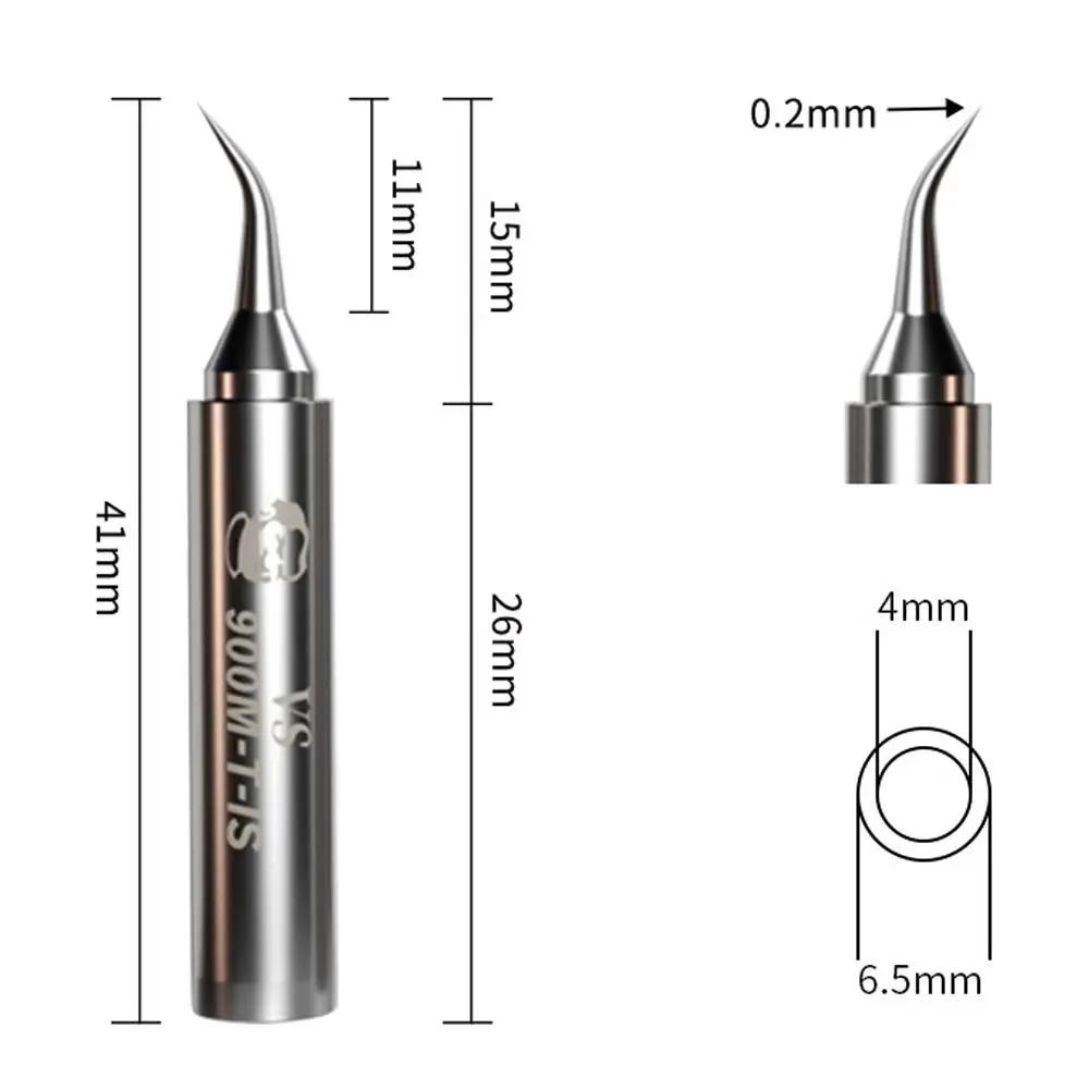 1Pcs 900M Soldering Iron Tip Lead-free Oxygen-free Copper Tips for 936 937 Soldering Stations Solder Iron Tip
