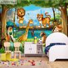 Wandbild Kinderzimmer Schlafzimmer Schöne Cartoon Wald Hintergrund Bild Wand Dekor Kind Tapete Wand Malerei