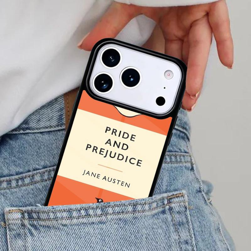 Pride And Prejudice Jane Austen Phone Case for iPhone 17ProMax 12 13 14 15 16e 17 Pro Max Plus Air Cover