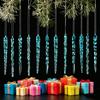 Christmas ice strip Christmas tree pendant Transparent icicle scene props Hanging Christmas decorations