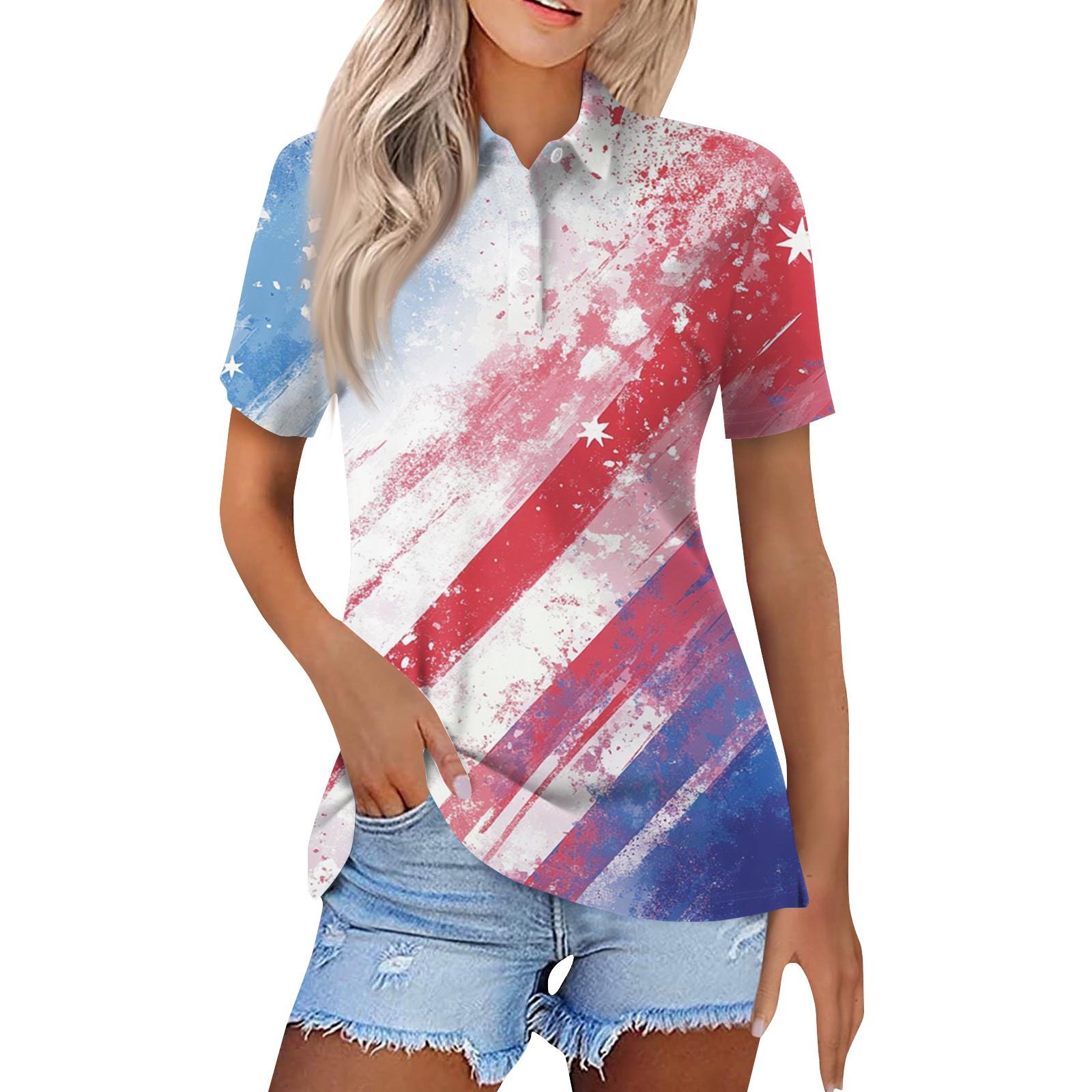 

Женская модная повседневная рубашка с отворотом и коротким рукавом с принтом, женские топы на пуговицах XL арбуз красный