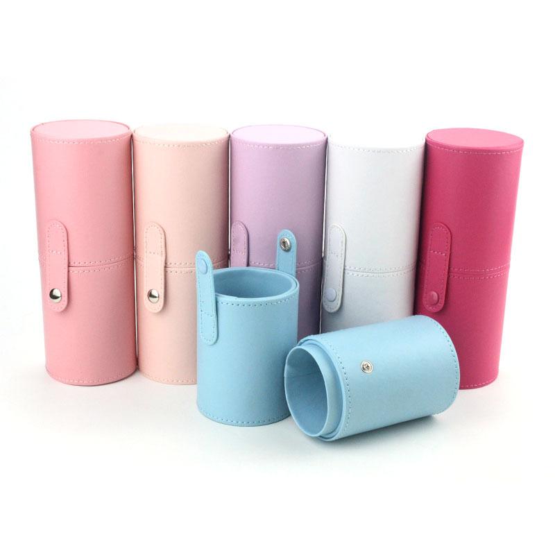 PU/PVC Skladovací prázdný držák Kosmetický kelímek Pouzdro na štětec na make-up