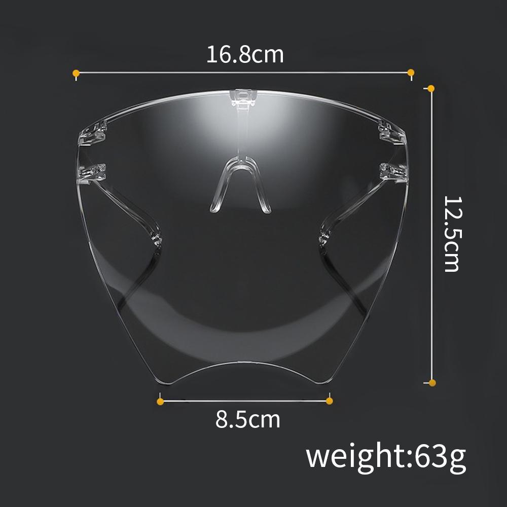 

1 Pcs Full Face High-definition Transparent Anti Fog Anti Splash Protective Mask High Transparency Goggles Nail Art Tool