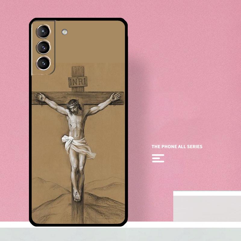Jesus Christ Cross Phone Case For Samsung Galaxy S26 S23 Ultra S20 S21 S22 S24 S25 Plus S10 S25 FE Cover Coque