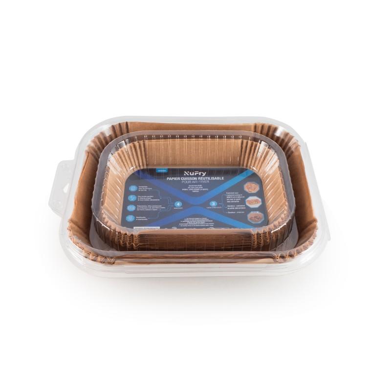 Moules Papier Cuisson Air Fryer 150 Pcs Paperpack De Nufry