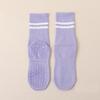 Women's Non-Slip Yoga & Pilates Mid-Calf Socks with Stripes