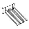 Coffee Capsule Storage Rack, Black   Plated Iron, 42 Capsules, Simple and Elegant Design, Large Capacity, Robust Use with Coffee Capsule Holder,