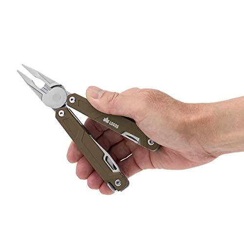 LOGOS PRO Multi-Tool 16 (84330312), Brown, Storage Size: Approx. 4.2cm Wide x 10.2cm Deep x 2.4cm Thick