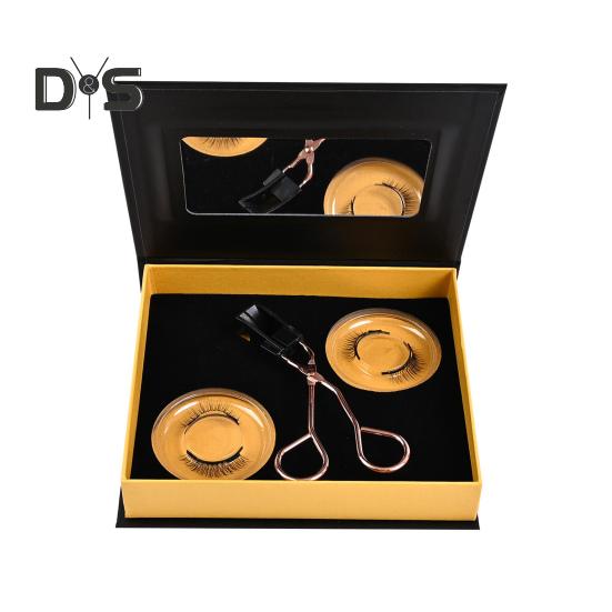 

1 комплект магнитных накладных ресниц с аппликатором для ресниц, естественный вид, тонкие вьющиеся, пушистые накладные ресницы, зажим для ресниц, женский набор инструментов для макияжа чёрный