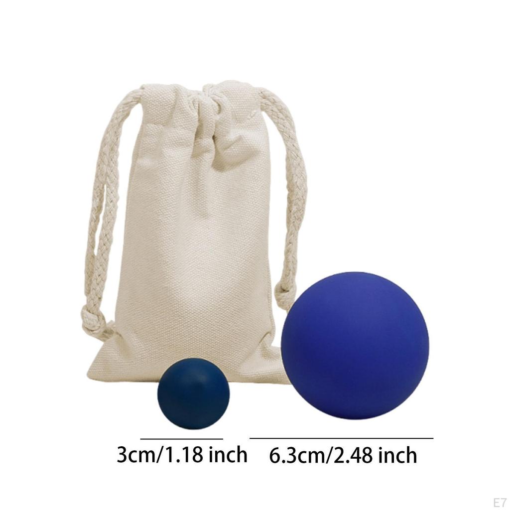 2 stück Massage Bälle Fasciitis Ausrüstung Tragbare Zurück mit Lagerung Tasche Yoga