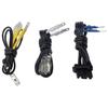 Dinamo a mozzo LED Panasonic Compatibile con dinamo a mozzo 1 filo 2 fili, Bicicletta, Nero, H62mm, NSKL142-B