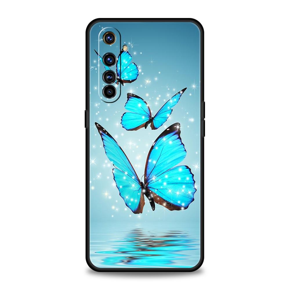 

Милый модный чехол для телефона с бабочкой для Realme 12 11 10 9 8 5G 7 6 GT5 GT3 GT2 Pro Plus C21 C11 C25 C35 GT Neo 2 3 3T 5 Cover Realme 6
