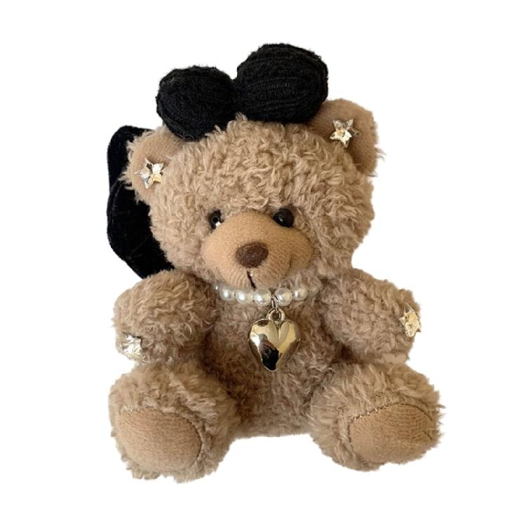 

Plush Doll Bear Hair Rope Scrunchies Headband Korean Girl Ponytail Elastic Rings 1