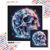 Diamond Painting Kit Colorful Cosmic Crystal Skull Pattern DIY Full Drill Canvas Art Relaxing Handmade Gift for Craft Lovers