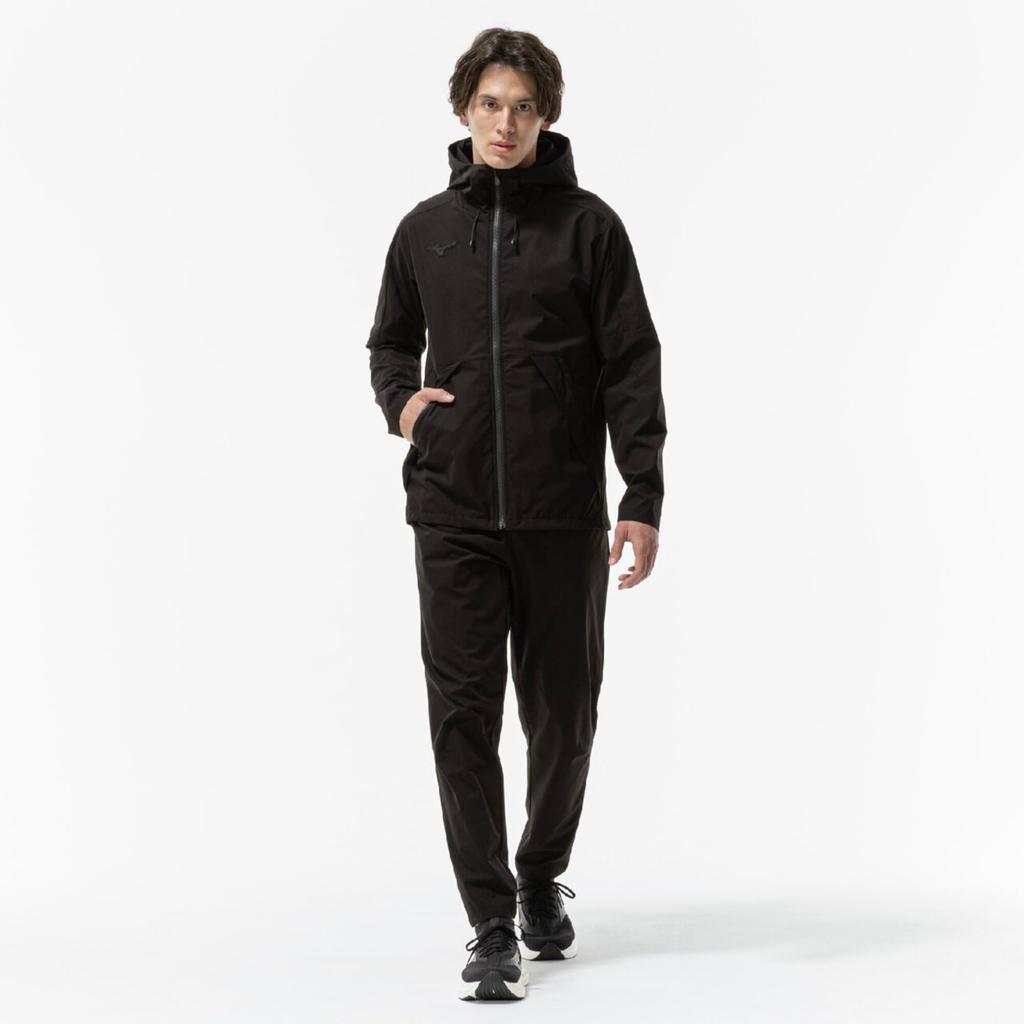 Mizuno Proof Stretch Training 32MCC570 Men's Water-Repellent Jacket, Black,