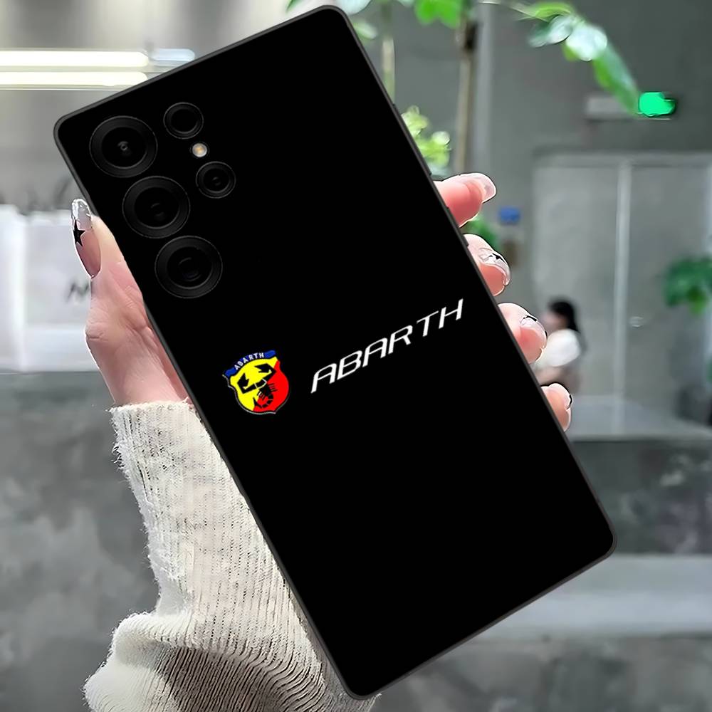 

A-AbarthS-S Logo Phone Case For Samsung S 24 Fe 25 Ultra Plus 20 Lite 21 30 22 23 24 22 Ultra 5G Fundas Samsung S24 Plus