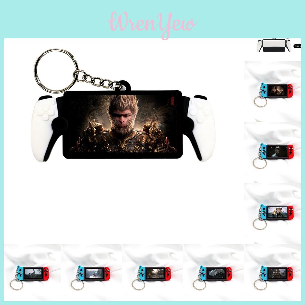 Adorable Black Myth Wukong Gaming Controller Keyring For Nintendo Switch And Ps5 Ideal For Collectors