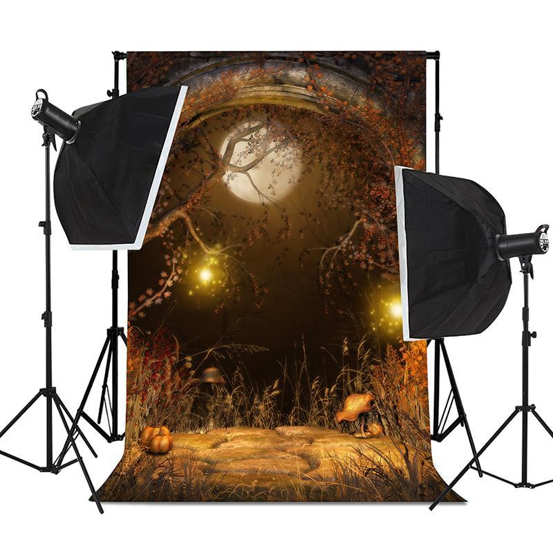 

Готический Замок Магии Задний Фон, для Праздничных Вечеринок, Торжеств, Садовых Мероприятий, Декор Луны, Пасха, Хэллоуин 100x150cm