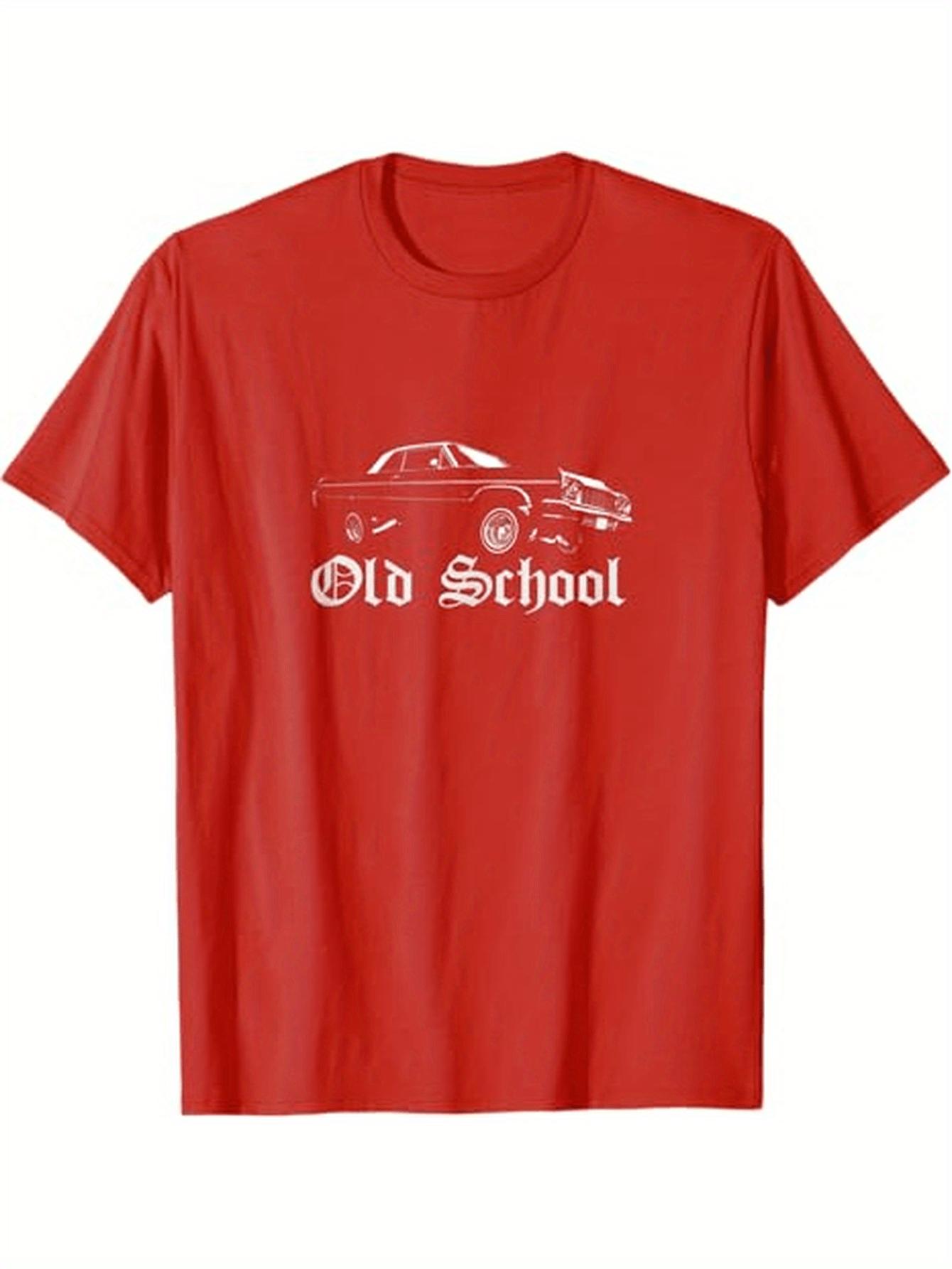 Vintage Old School Cholo Mexican with Classic Lowrider Car70s80s Retro Style100 cotton round neck printed mens Tshirt S