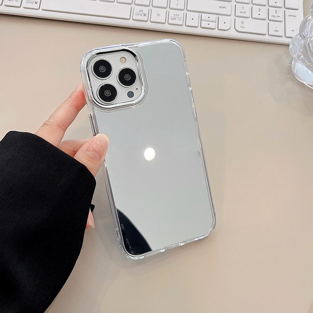 

Зеркальный чехол 17promax Подходит для Iphone13 Apple 15 Чехол для мобильного телефона 16 Ощущение высокого класса 13 Простой 11 12pro(6.1)