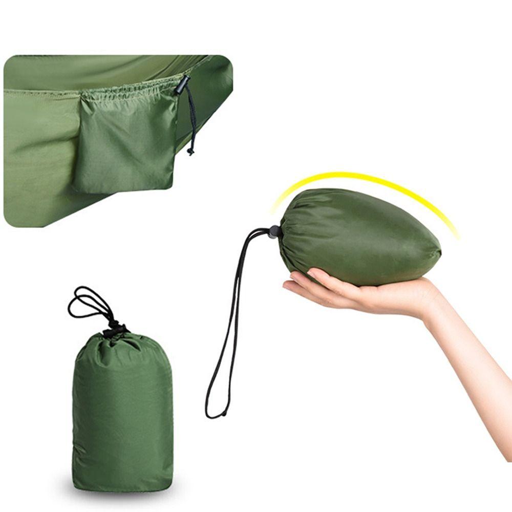 Hochfeste bunte Hängematten faltbar Dacron Camping-Hängematte einfacher Aufbau Einzel- und Doppelgröße Outdoor-Schaukel Strand