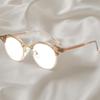 Runde Modebrille im Retro-Stil für Damen und Herren