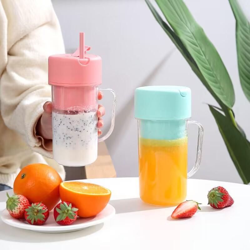 USB Rechargeable Portable Juicer Cup with Six-Leaf Blade for Travel & Outdoor Use
