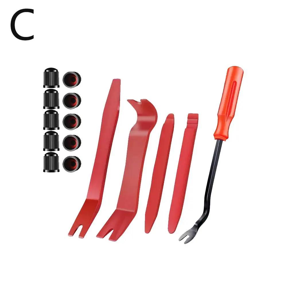 Portable Car Panel Removal Tool Kit Nail Puller Radio Installer Clip Door Repair Removal Dash Trim Audio Tool Pry Hand C6C4