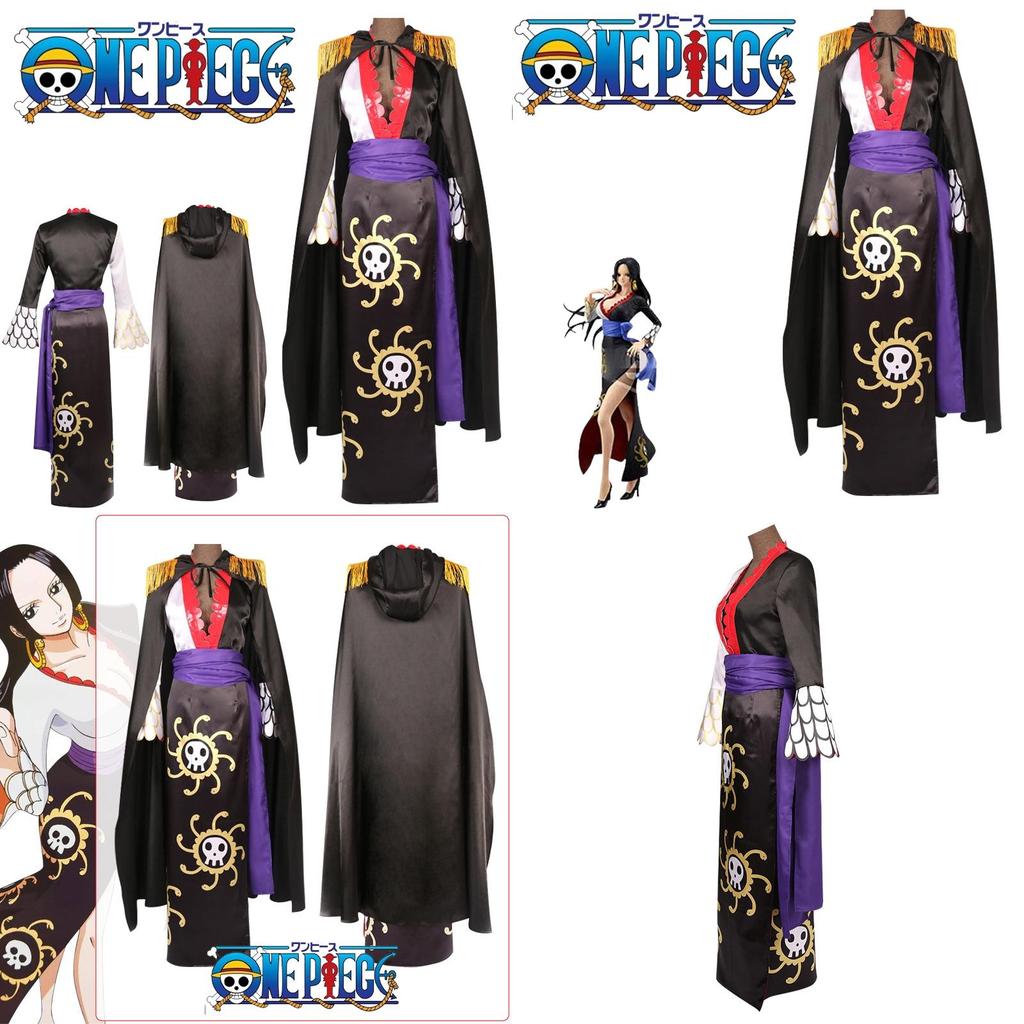 Fantasia Cosplay da Imperatriz das Cobras Hancock Para Fãs de One Piece