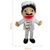 40-60cm Large Jeffy Boy Hand Puppet Plush Toys Removable Children Soft Doll Talk Show Party Props Puppet Stuffed Doll for Kids Gift