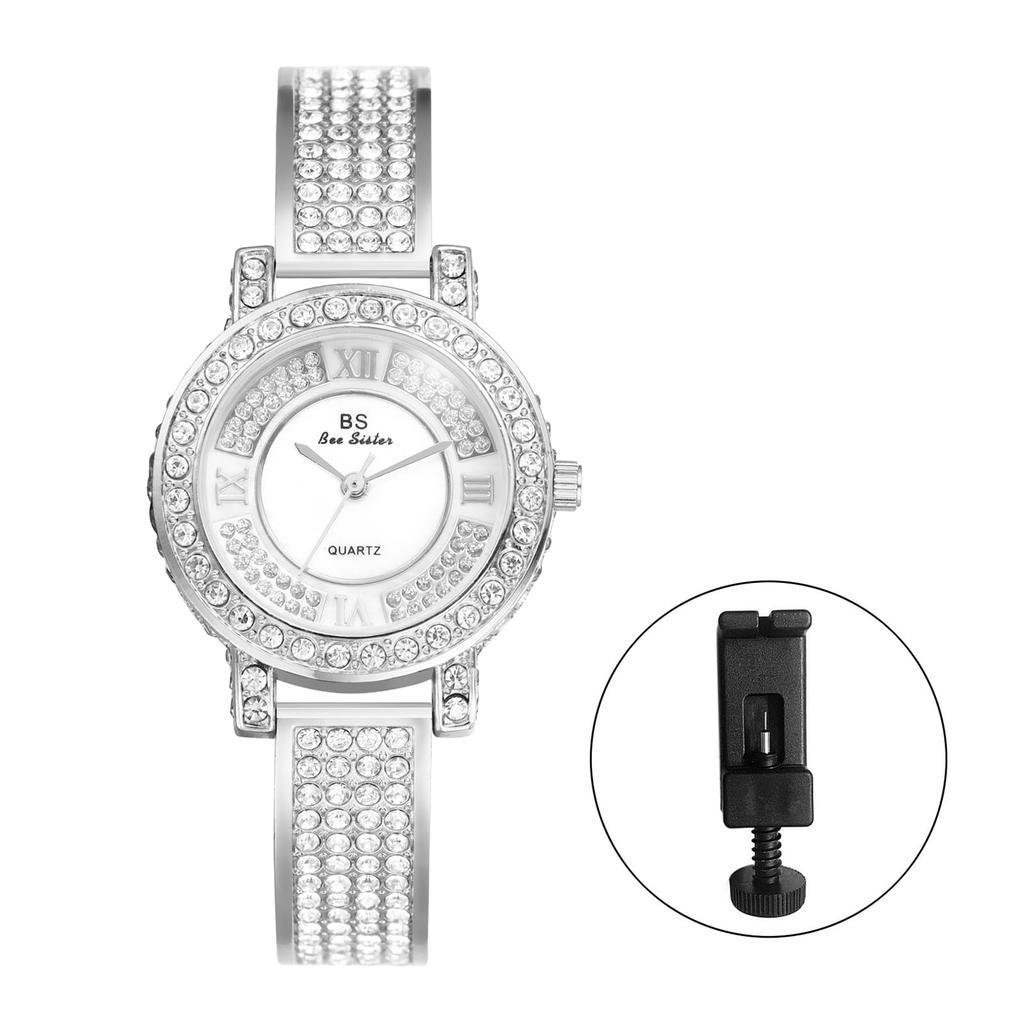 Süße Damen-Diamantuhr mit funkelnden Strasssteinen: Analog, Wasserdicht, Modeaccessoire - Valentinstag, Weihnachten, Geburtstagsgeschenk