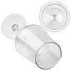Transparent Plastic Wine Goblet Shatterproof and for Bars and Home Use