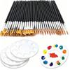Set di Pennelli Digitali in Nylon per Bambini per Dipingere e Colorare