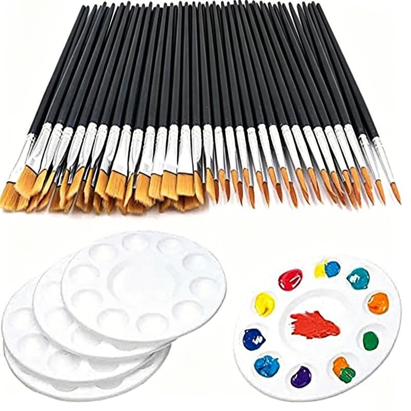 Set di Pennelli Digitali in Nylon per Bambini per Dipingere e Colorare