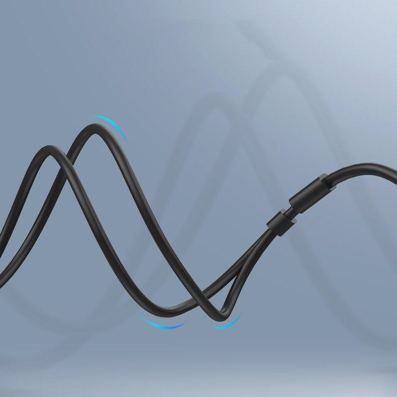 Ugreen Dual Male 3.5mm AUX Splitter Cable for Microphone & Headphones - Black (Model: AV140)