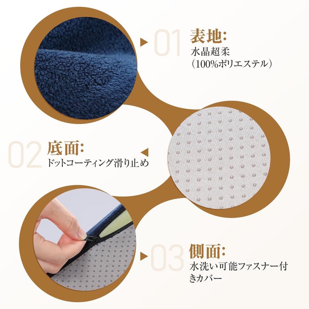 Footrest Reduces Knee and Ankle Ankle Comfortable Foot Rest BU Under-Desk [Chiropractor-Supervised, Strain] Support, Lightweight,