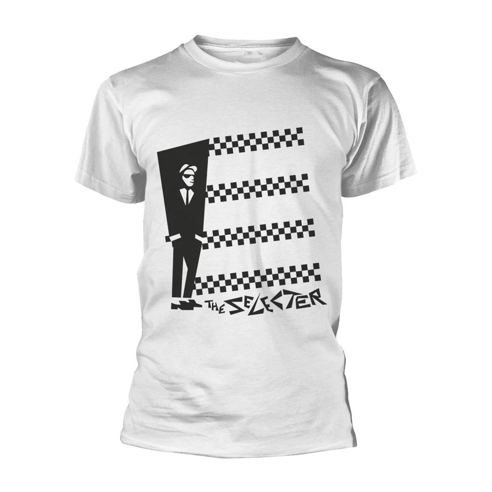 The Selecter Two Tone Stripes White Official Mens Unisex T-Shirt 4XL