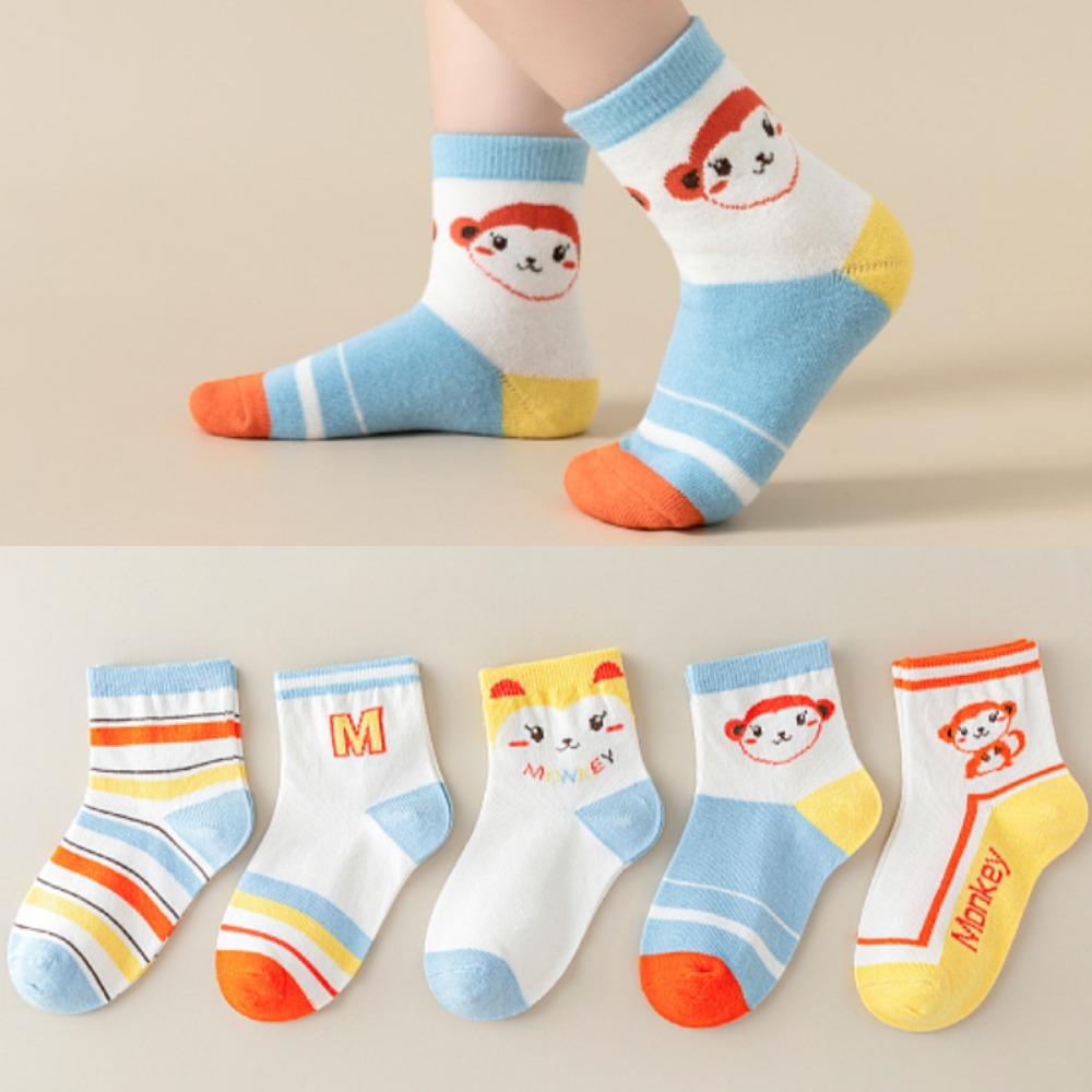 Skarpetki dziecięce Wiosna, Jesień i Zima Chłopięce skarpetki z siateczki Skarpetki podłogowe dla dziewczynek Skarpetki dziecięce