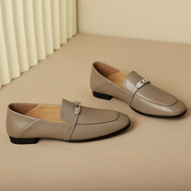 Fashion 2025 Autumn New Arrival Roman Style Round Toe Women Flat Shoes Fashion Soft Comfortable Loafers Versatile Ladies Flat Shoes