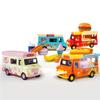 Burger Bus Ice Cream Car Model Bright Colors Pull Back Car Food Truck Toy  Children Gift