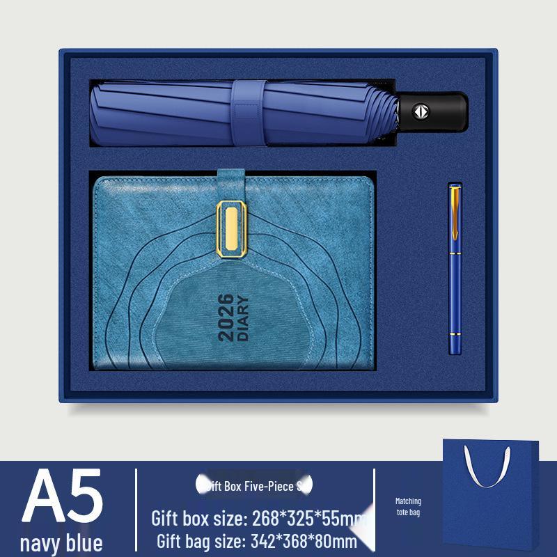 2026 Premium Engraved Notebook – Ideal for Students & Colleagues, Perfect as a Work Diary or Gift