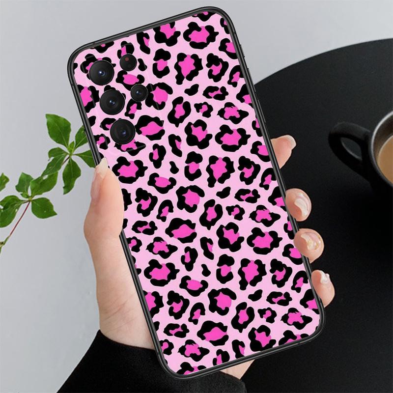 Leopard Animal Print Funda Phone Case For Samsung Galaxy S26 S25 S24 S23 S22 Ultra S23 S22 S25 Plus S24 FE S26Edge