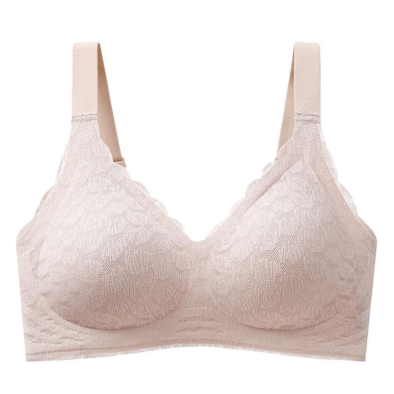 Červená Push-Up podprsenka ve velikosti Plus Size s nastavitelnou podporou proti prověšení pro štíhlejší vzhled