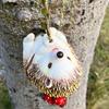Climbing Hedgehog Figurine Handmade Resin Hedgehog Statue Wall Animal Decoration for Home Garden Tree Fence