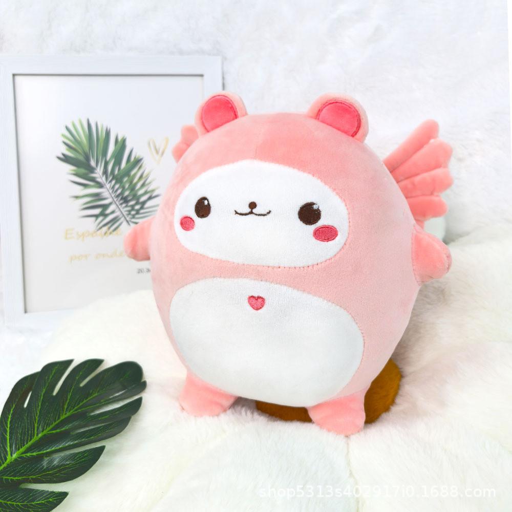 Plush Angel Salamander Decorative With Colorful Wings For Kids And Teens